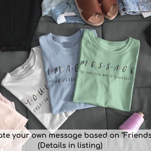 Custom Friends T-Shirt, Beach, Custom Shirt, Custom T-shirt, Personalized T-shirt, Custom Shirts, Custom Printing T-Shirt, Gift for Her ++N