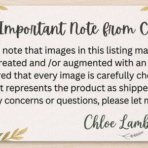 An Important Note from Chloe