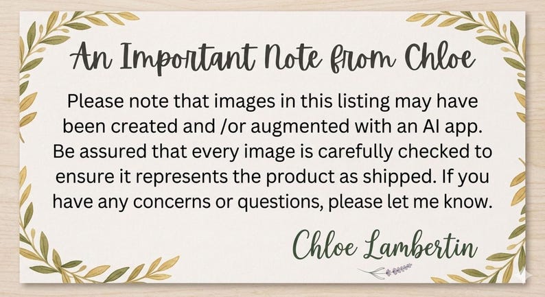 An Important Note from Chloe
