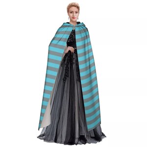 Cheshire Cat Alice in Wonderland Unisex Hooded Cloak/Cape Microfiber image 7