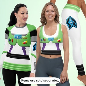 Space Ranger Women&#39;s Running Costume Bound Half Marathon Buzz Cosplay Outfit Light Year  ++Y