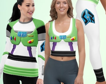 Space Ranger Women's Sports Set, Halloween, Costume, Cosplay, Running Outfit, Personalized, Parks, Birthday Gift, Themed Party