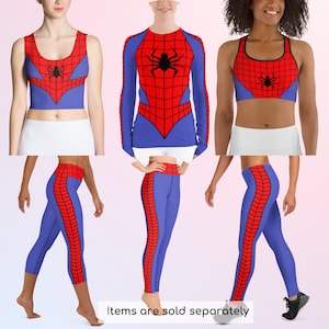 Along Came a Spider - High-quality Handcrafted Vibrant Leggings