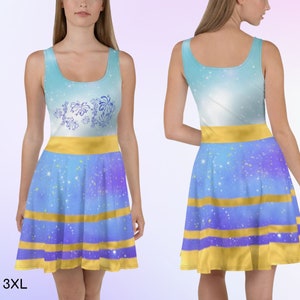 50th Anniversary Inspired Skater Dress, Cosplay, Adult Halloween Costume, Halloween Dress, Dapper Day, Gift for Her ++Y