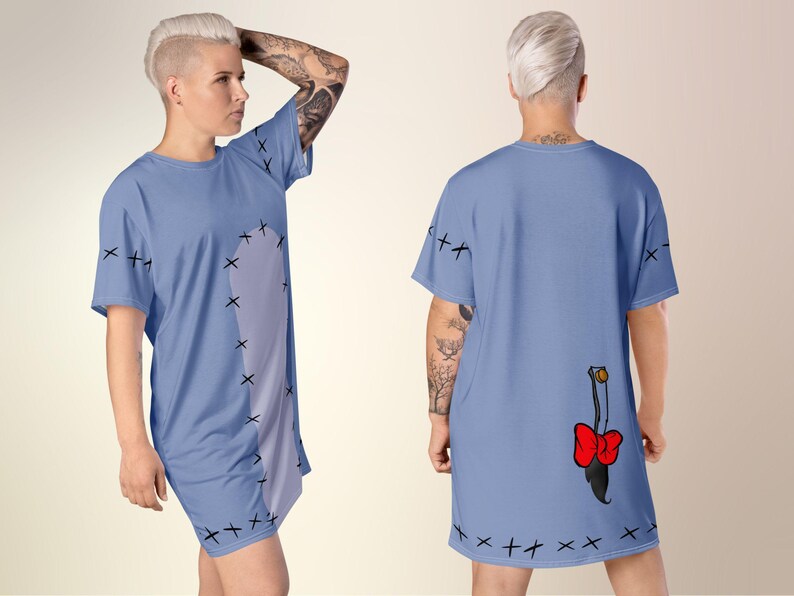 Winnie de Pooh Iejoor Unisex T-shirt Jurk Volwassen Halloween Kostuum Cosplay afbeelding 7