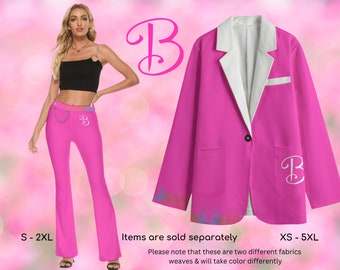 Barb Pink Pants & Jacket, Halloween Costume, Cosplay outfit, Gift for Her, Birthday Party, Birthday Gift, Pink Outfit, Barbz, Fashion Doll