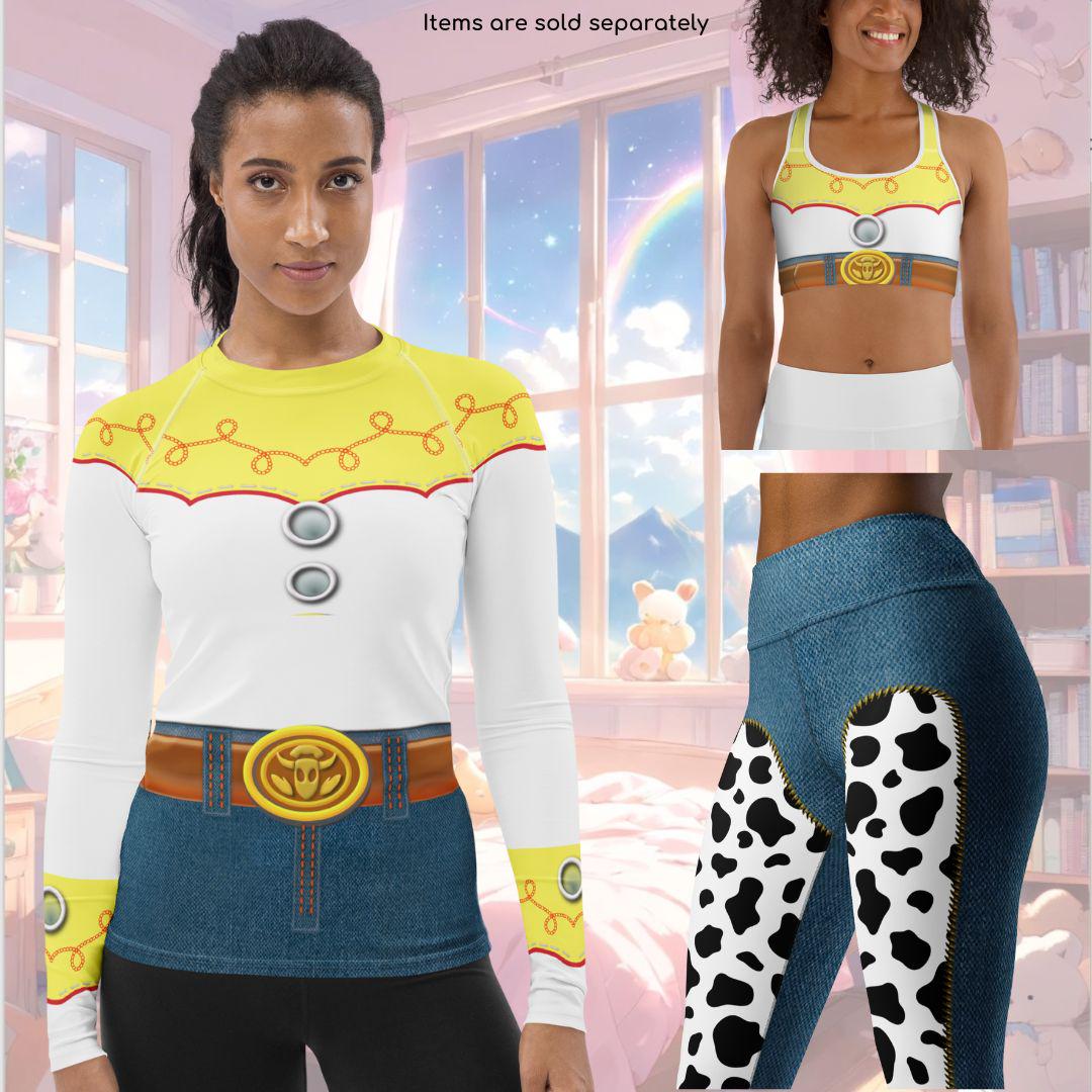 Jessie Spielzeugpuppe Geschichte Laufendes Kostüm Halb-Marathon Gebunden Erwachsene Halloween-Kostüm Cosplay Outfit Thema Party ++Y