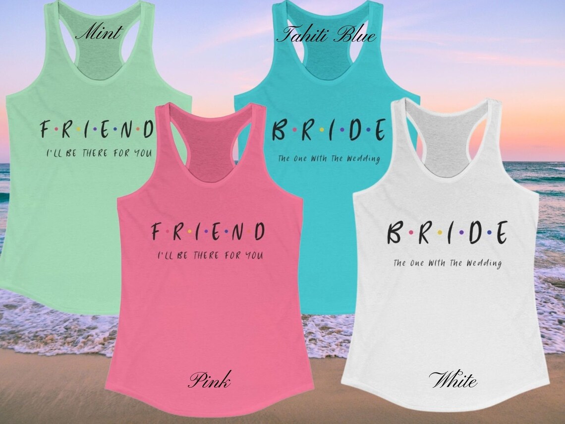 Bachelorette Tank Top Bride Bachelorette Party Tank Beach Etsy