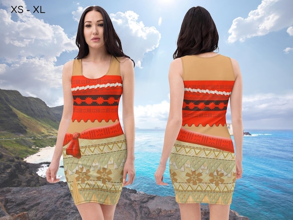 Moana Heyhey Bodycon Dress Halloween Costume Cosplay - Etsy Israel Moana Heyhey Bodycon Dress Halloween Costume Cosplay - Etsy Israel