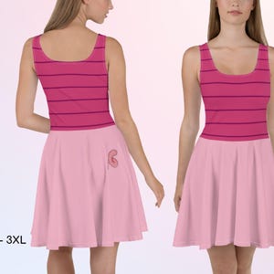 Piglet Winnie the Pooh Skater Dress, Halloween, Cosplay,