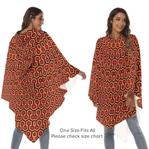 The Shining Unisex Hoodie Poncho,  Birthday Gift, Halloween Adult Costume,