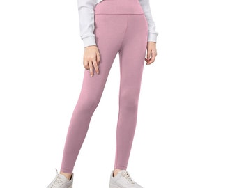 Ships Tomorrow ONE Size "L" available Kids Piglet Pink Leggings