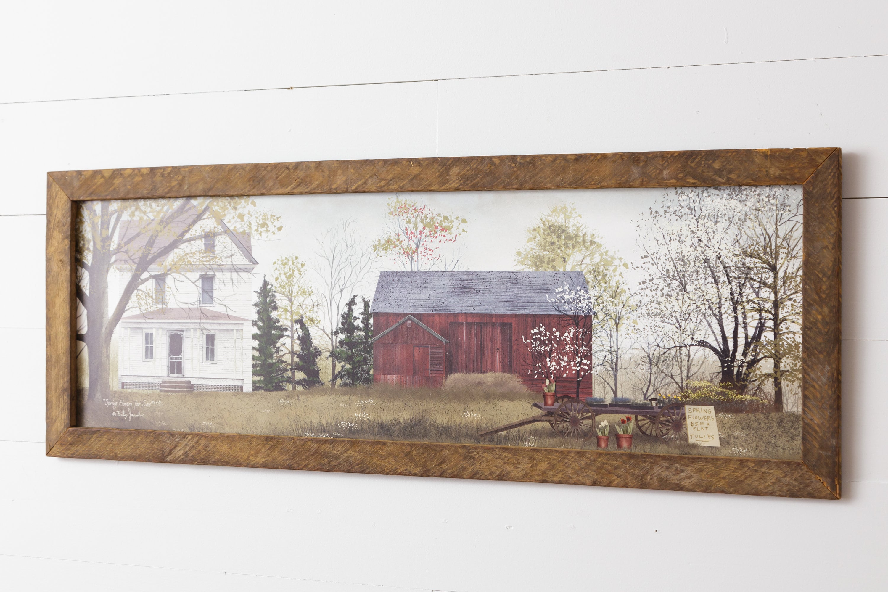 Horizontal farmhouse wall decor Spring Flowers For Sale by Etsy