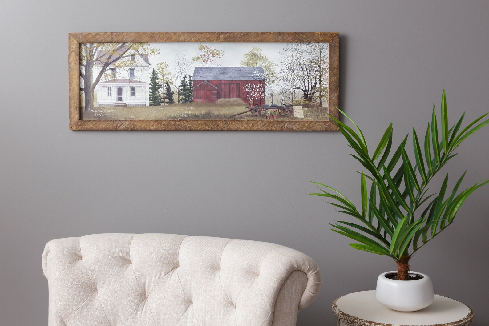 Horizontal farmhouse wall decor Spring Flowers For Sale by Etsy