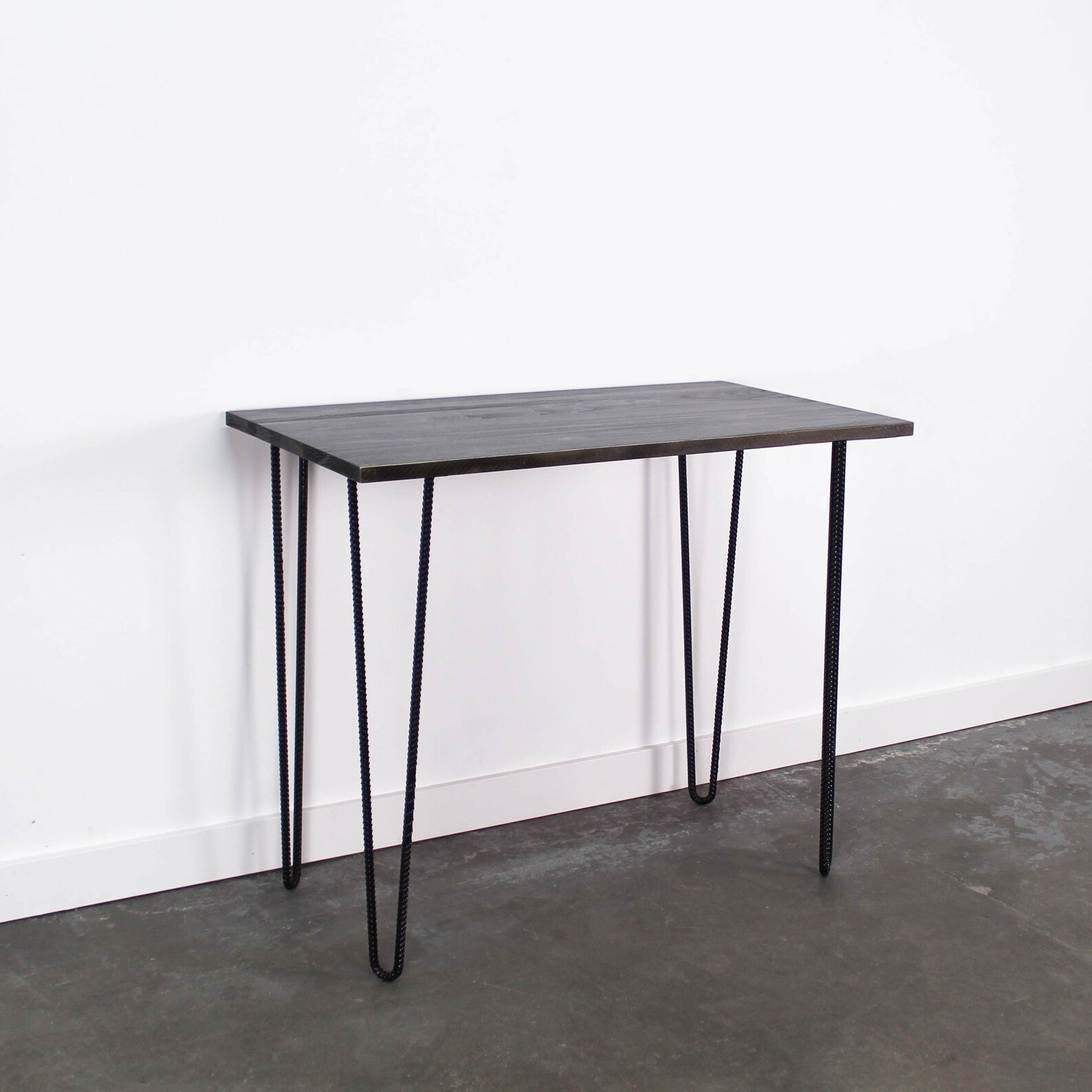 Hairpin Desk Modern MidCentury Rebar Legs Home office Etsy