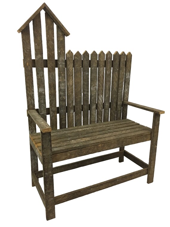 Birdhouse Bench Tobacco Lath Wood Crafts Bird Garden Bench Etsy