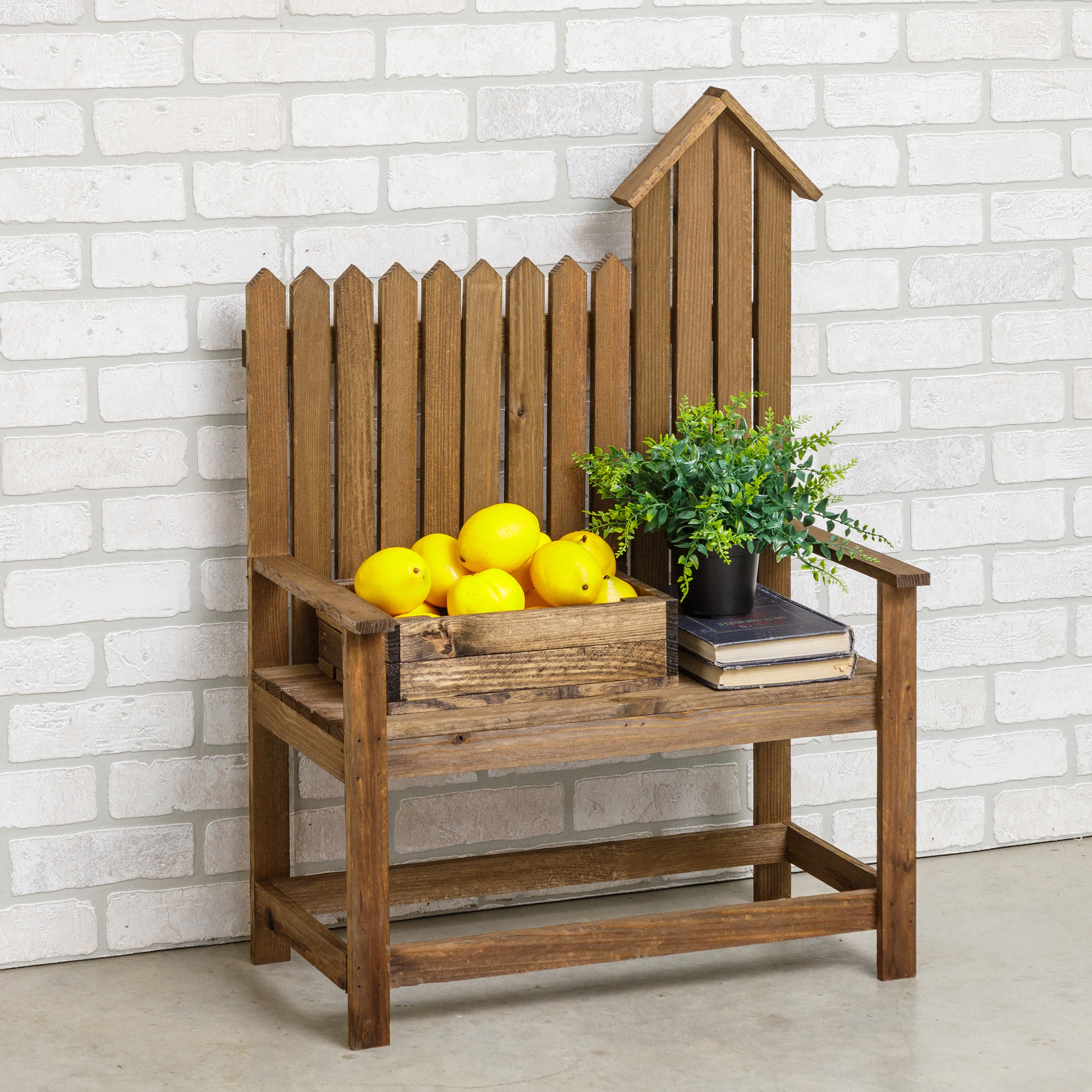 Birdhouse Bench Tobacco Lath Wood Crafts Bird Garden Bench Etsy