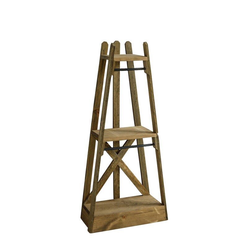 Three Tiered Shelf Rebar Towel Holder Bathroom Shelf Indoor Etsy