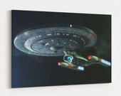 Starship Enterprise Star Trek Canvas Wall Art Canvas Prints Poster Canvas Art Painting Wall Decor Artwork Decal