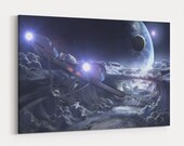 Starship Enterprise Star Trek Canvas Wall Art Canvas Prints Poster Canvas Art Painting Wall Decor Artwork Decal
