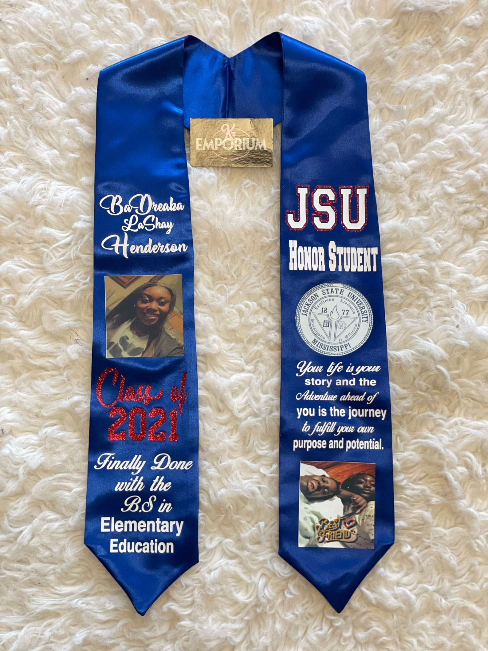 Custom Graduation Stole Etsy graduation-pointed-x-long-stoles-custom-made-diamond-etsy-in-2021