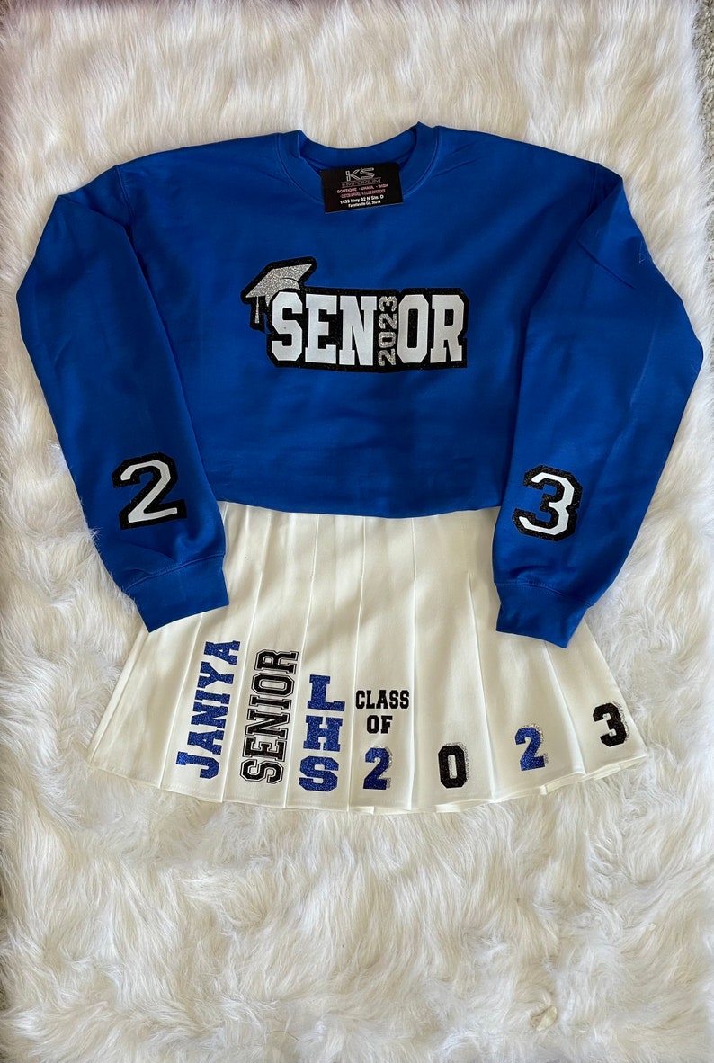 Senior Sweatshirt & Skirt - Etsy