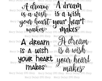 A Dream Is A Wish Etsy