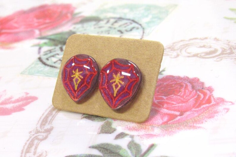 Dark Knight Final Fantasy XIV Job Stone Soul Crystal Stud Earrings DRK ...