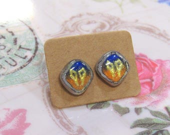Viper Final Fantasy XIV job stone soul crystal stud earrings VPR