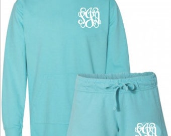 monogrammed pajamas etsy