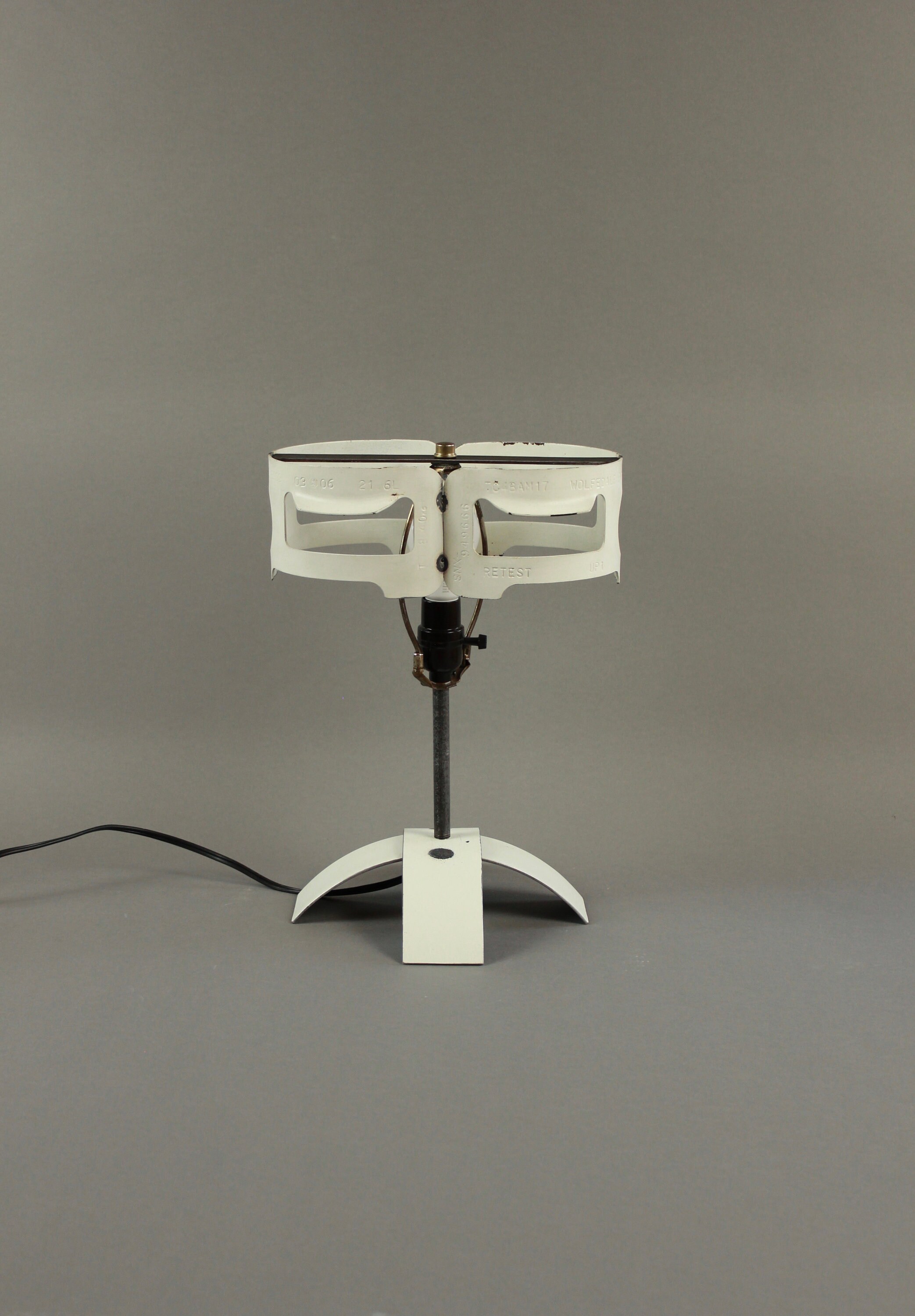 Lamp On Table Lamp Lamp Material Recycled Industrial Style Etsy