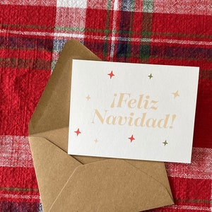 Spanish Christmas Card | Feliz Navidad | Merry Christmas in Spanish | Spanish Cards for Christmas