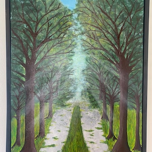 Big Tree Painting - Pathway of Trees