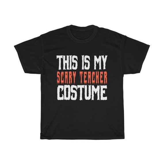 Scary Teacher Costume T-Shirt Women -Smartprints Designs, Female 4X-Large 