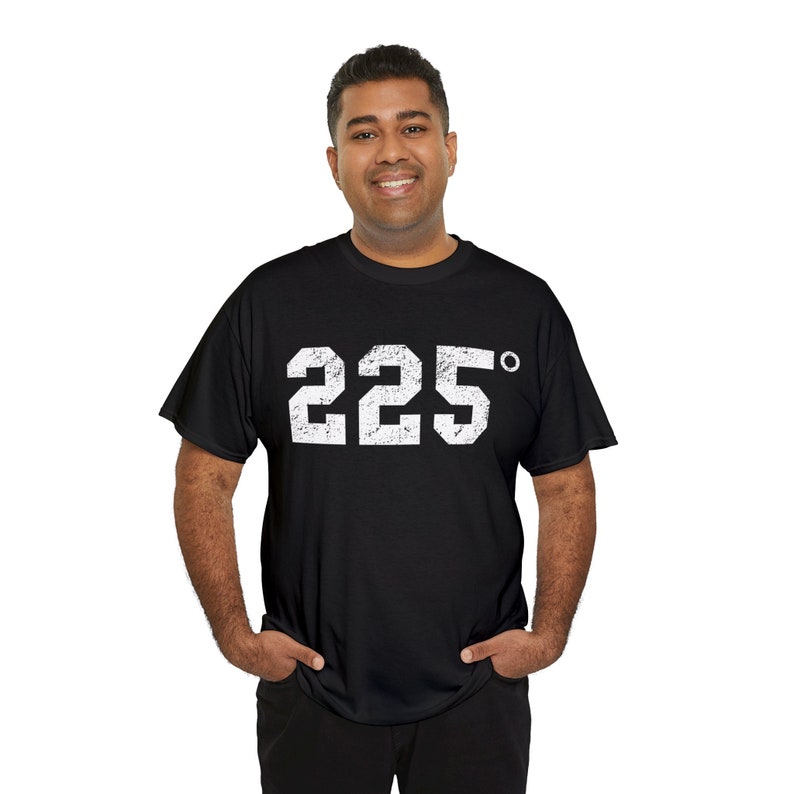 BBQ Shirt, 225 Degrees, BBQ Gift, Grilling, Gift, Smoking Meat, Grilling Shirt, Smoking Meat Shirt, Bbq Gift For Men, Grilling Gift For Men image 2