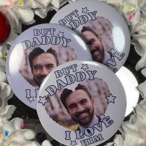 But Daddy Zohran Mamdani Button Pin