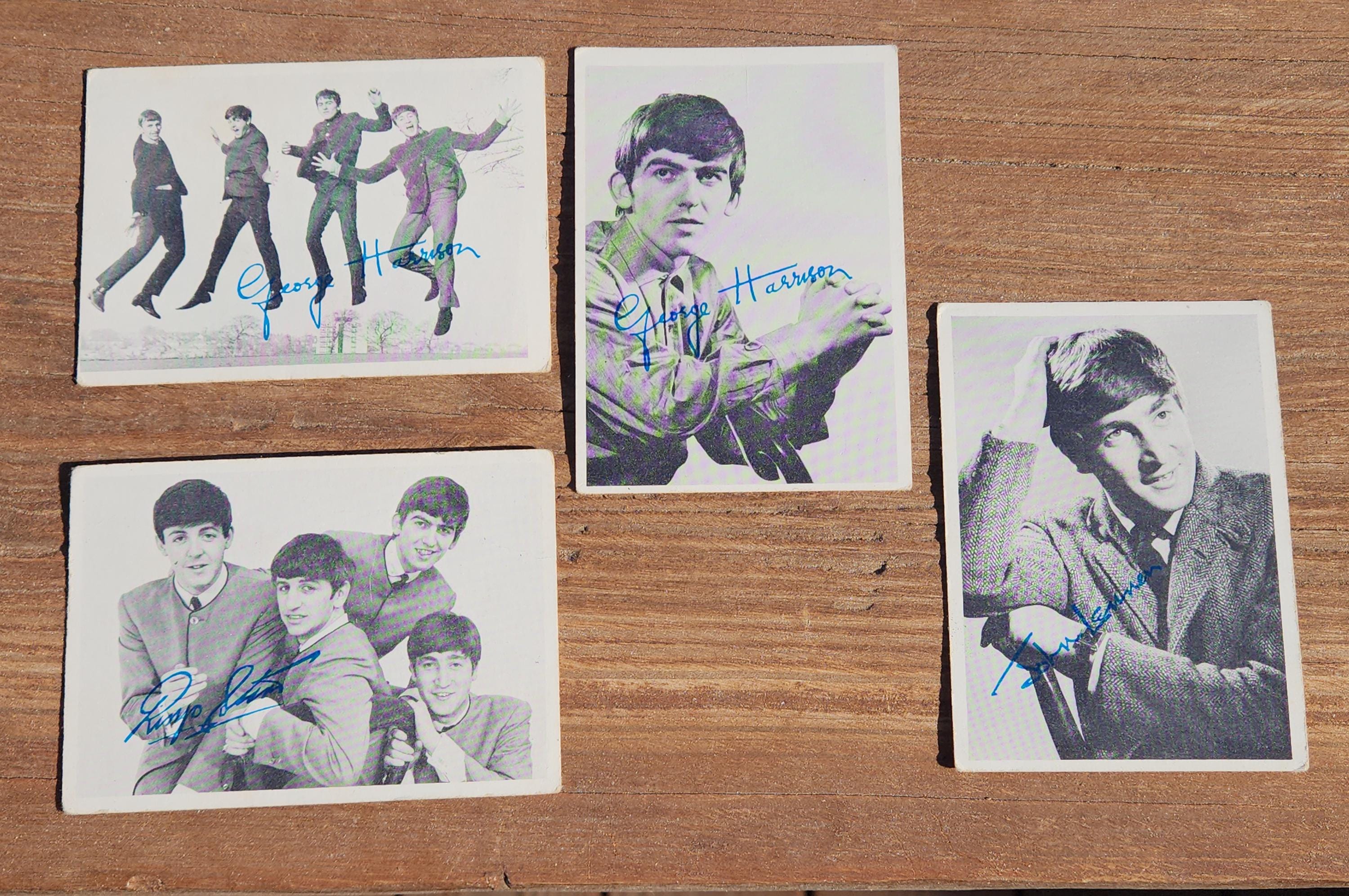The Beatles Trading Cards - Etsy
