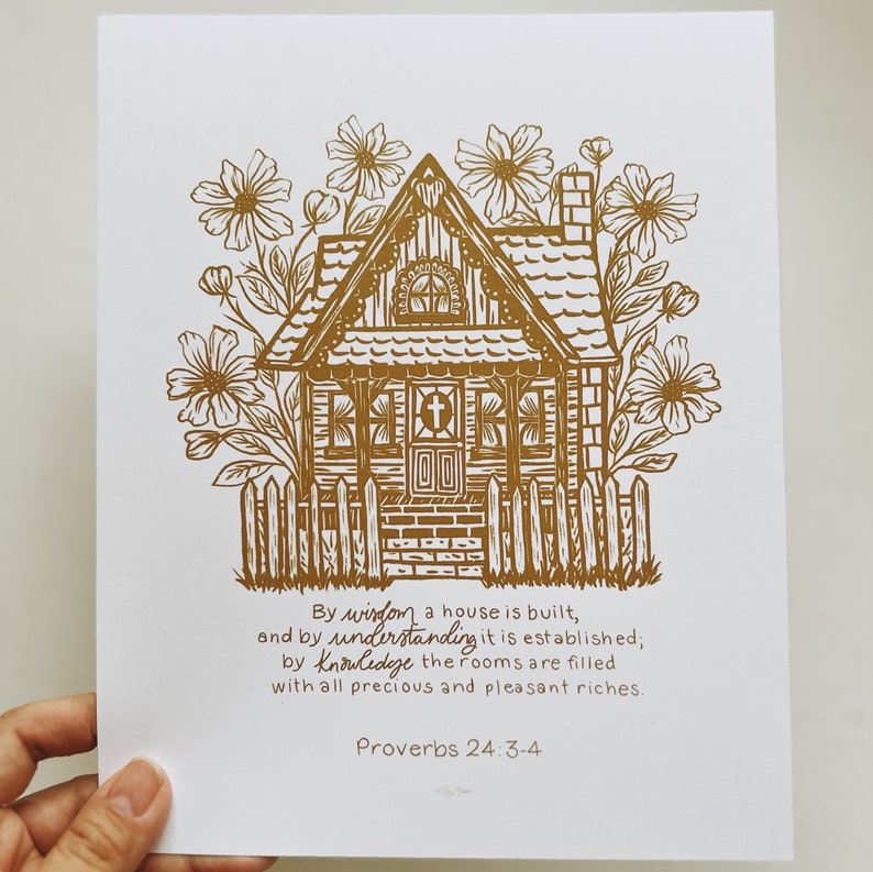 Proverbs 23 Print, 8x10, Art, Wall Art, Christian Art, Cute House, Home ...