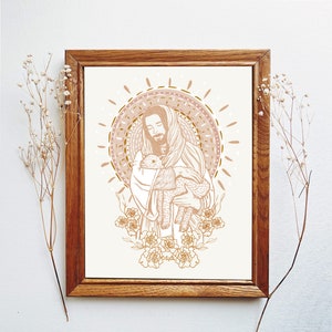 Light of the world, bible verse, wall art, digital art, Jesus art,  Jesus illustration, faith based art, faith art, 8x10 art, Christian art,