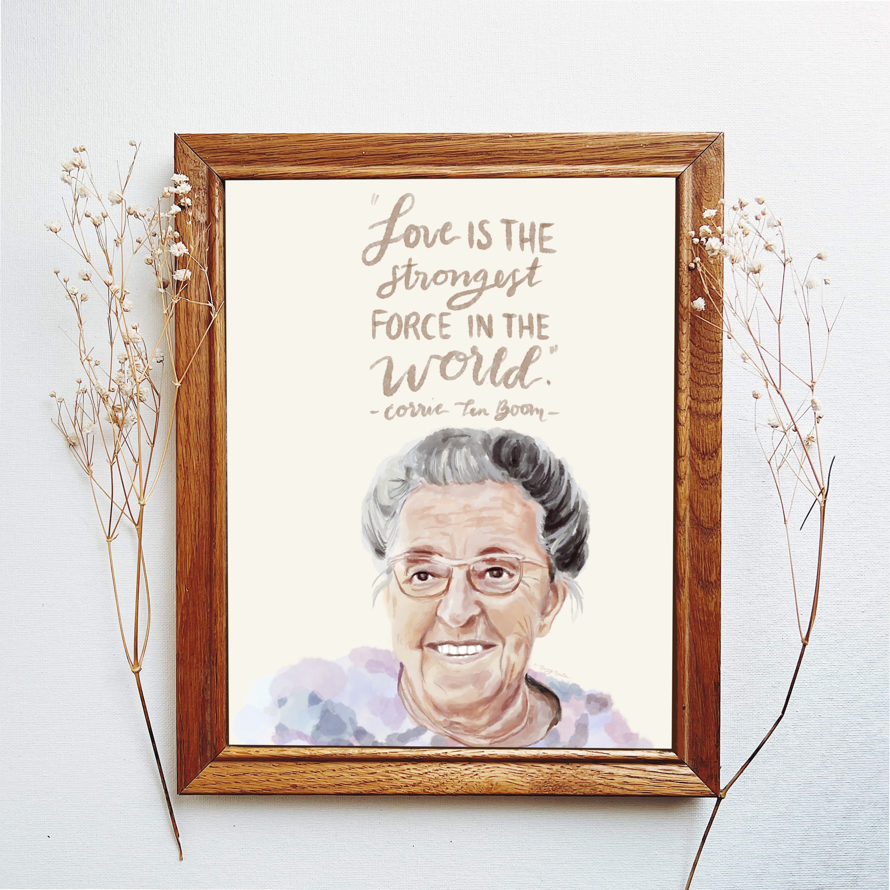 Corrie Ten Boom Corrie Ten Boom quote Tenboom art Corrie 