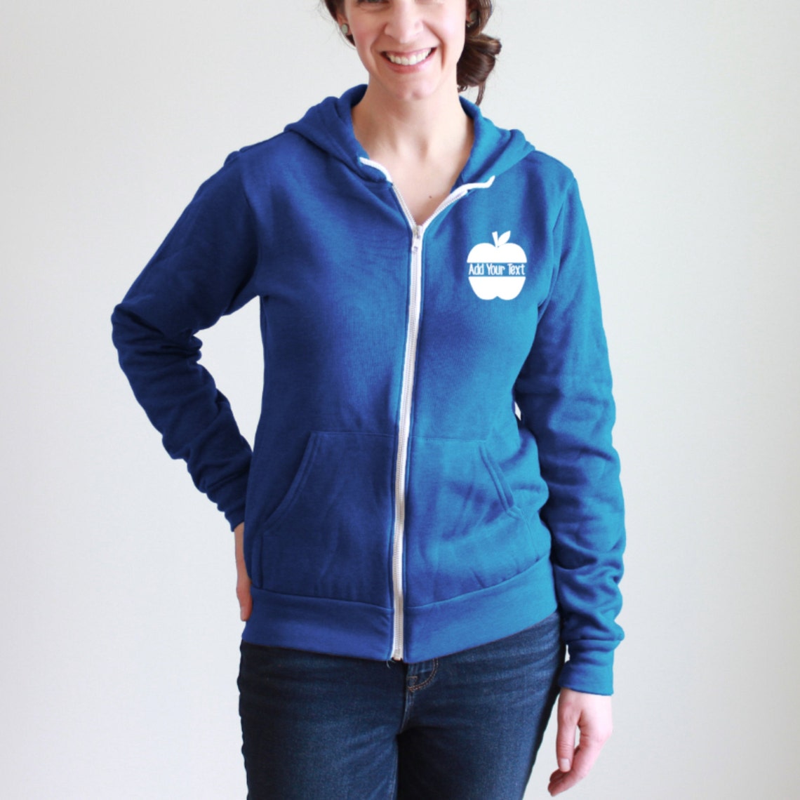 Teacher Jacket Teacher FullZip Hoodie Teacher Hoodie Etsy 日本