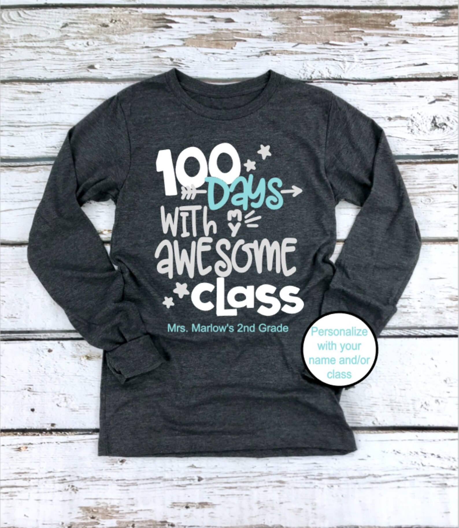 100th Day Teacher Shirt 100 Day Shirt 100 Day of School Etsy