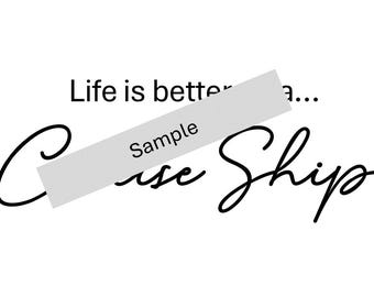 Life is Better on a Cruise Ship SVG for Tee Shirts, Pillowcases, Towels, Cruise Ship Gift, Fish Extender, Cruise Life
