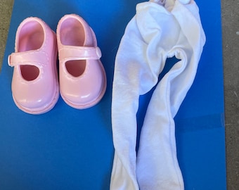 Vintage Doll Shoes and Tights American Girl
