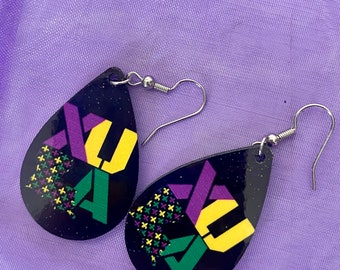 XULA / Mardi Gras Earrings
