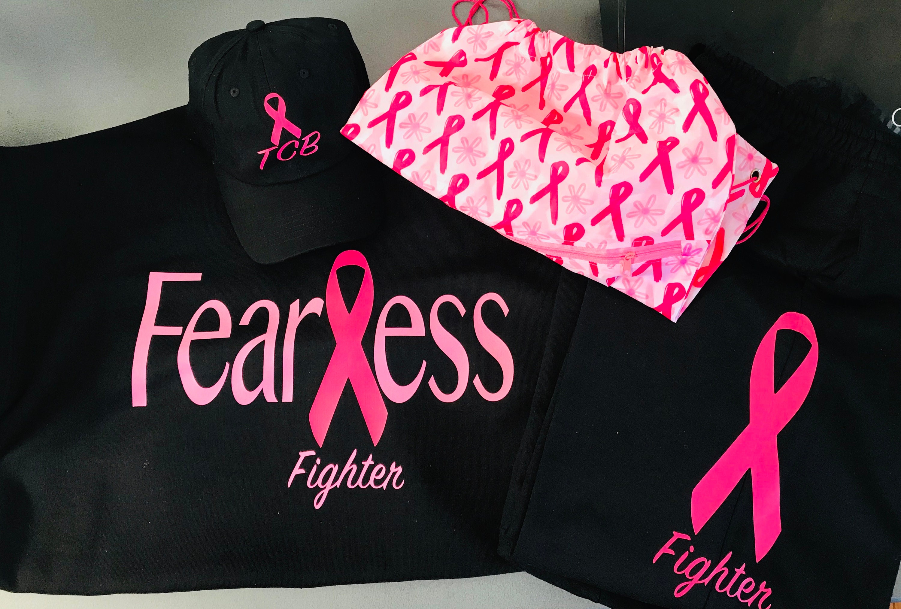 Breast Cancer Awareness Sweat Suit. Includes Sweatshirt Etsy