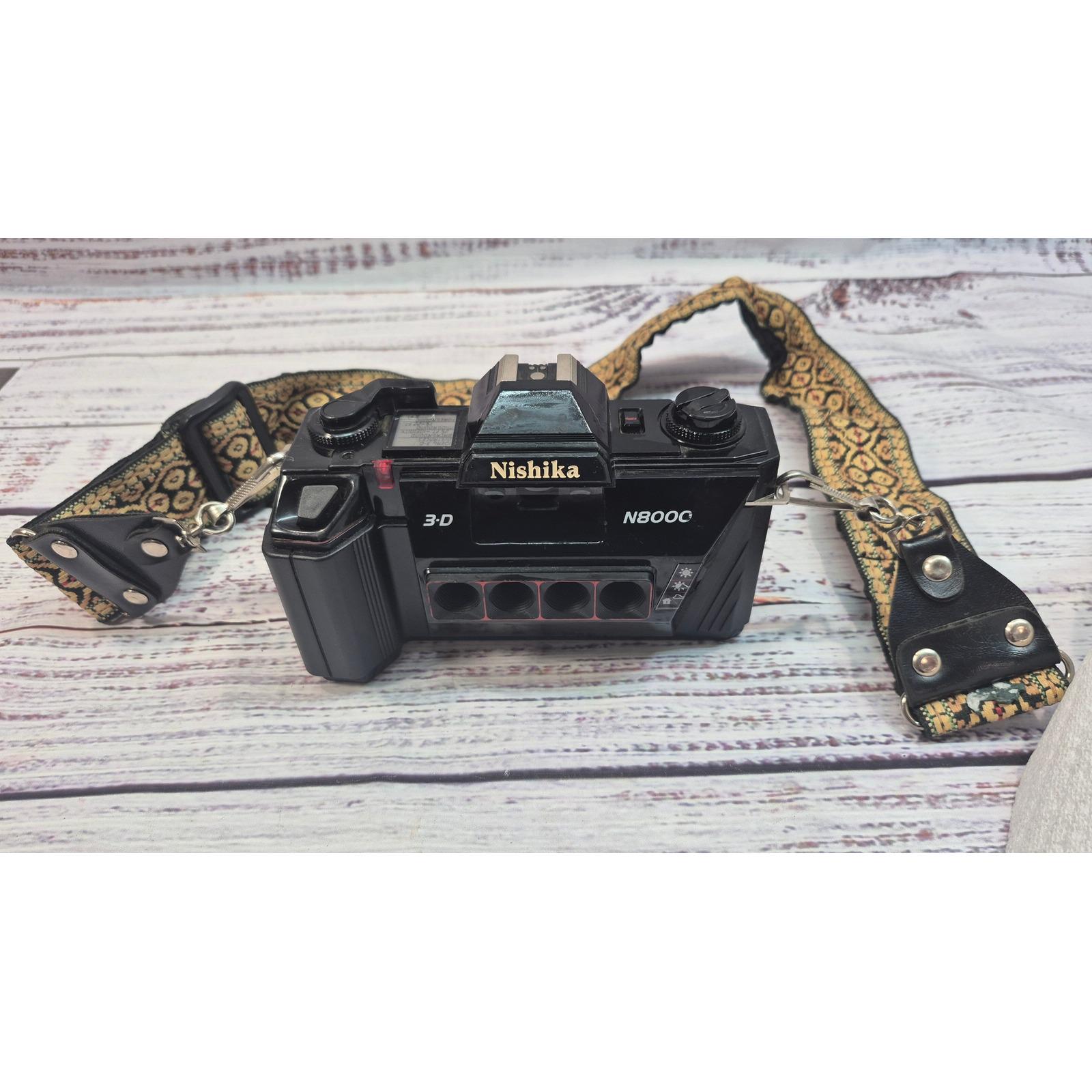 Nishika N8000 35mm 3Dカメラ中古品 ＆ 専用ストロボ未使用品 Nishika N8000 35mm Quadrascopic Stereo 3D Film Camera Untested | eBay