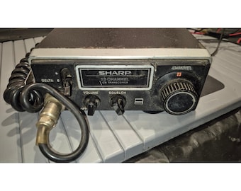 Vintage Sharp CB-700 23 Channel CB Radio Transceiver Mobile Unit Made in Japan