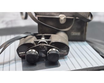 Jason Statesman Model 124 Binoculars 7x35 Field 420ft UVC Optics with Case