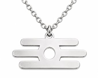Tripundra Necklace, Shiva Third Eye Symbol, Sacred Hindu Talisman, Spiritual Awakening Jewelry, Yoga Gift